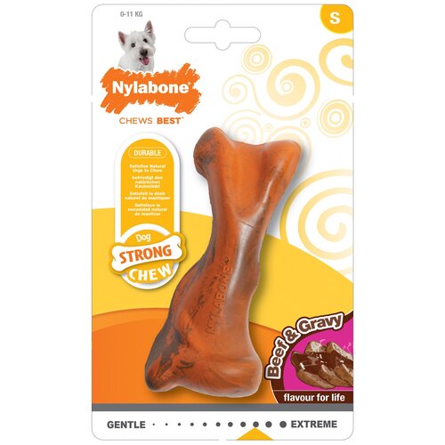     Nylabone Strong Chew Bone Beef & Gravy        S (1 )   -     , -,   