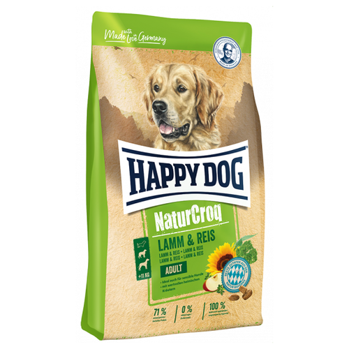  Happy dog           (naturcroq lamm&reis)   -     , -,   