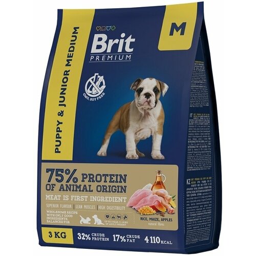  Brit Premium Dog Puppy and Junior Medium 2  1          -     , -,   