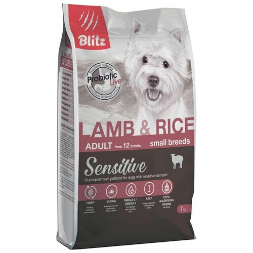 Blitz Sensitive Lamb & Rice Adult Dog Small Breeds         7    -     , -,   