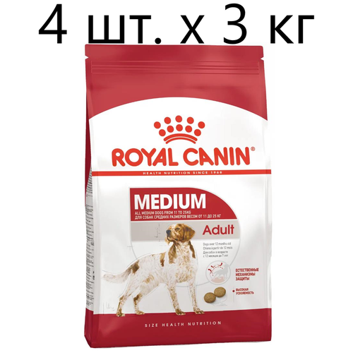      Royal Canin MEDIUM Adult   ,     , 4 .  3  (  )   -     , -,   