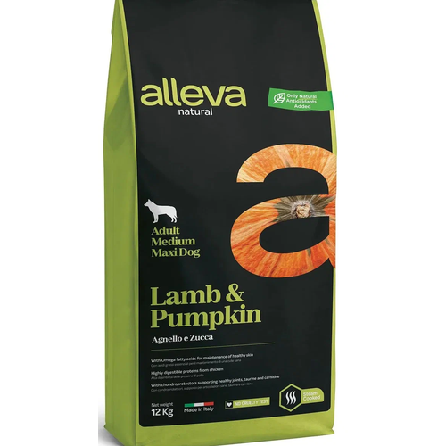  Alleva Natural Adult Lamb & Pumpkin Medium/Maxi          - 2    -     , -,   