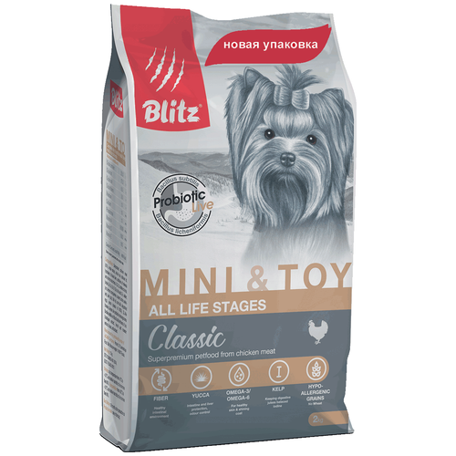  Blitz     BDD10-1-00500 | Classic Mini Toy Breeds Dog All Life Stages, 0,5  (2 )   -     , -,   
