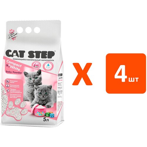 CAT STEP COMPACT WHITE BABY POWDER          (5   4 )   -     , -,   