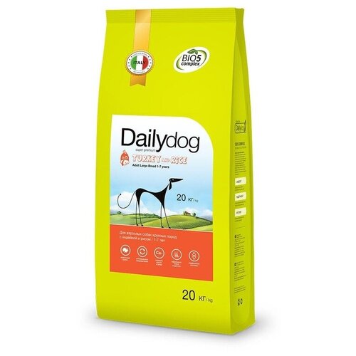  Dailydog Adult Large Breed Turkey and Rice -       ,     (3 )   -     , -,   