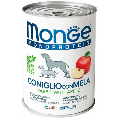  Monge Dog Monoprotein Fruits         400   -     , -,   
