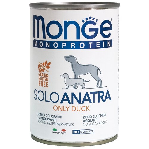  MONGE DOG Monoprotein Solo  /    400    -     , -,   