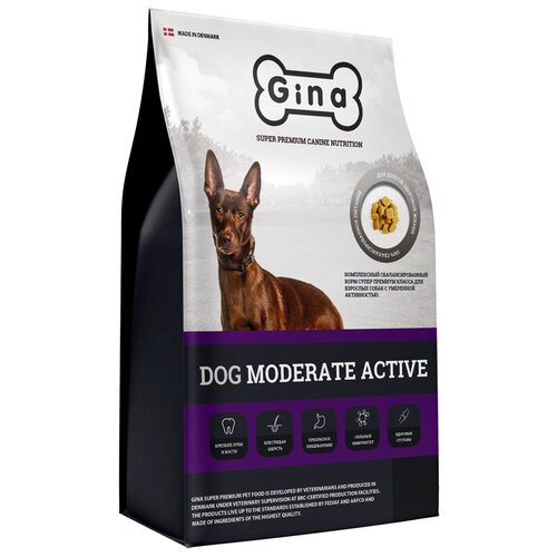      Gina Dog Moderate Active c , 7.5    -     , -,   