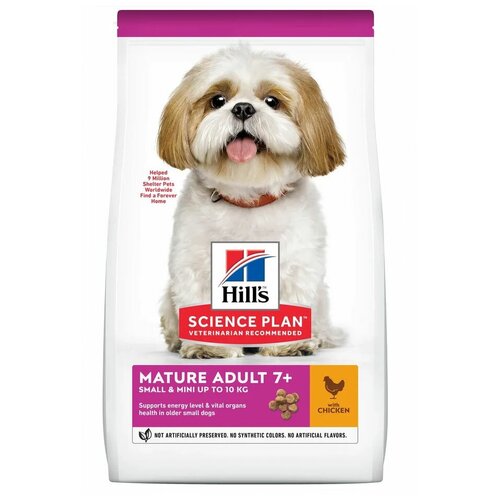  Hills Science Plan            (Mature Adult 7+Small Miniature ) 2826T604237 | SP Canine MA7+ S M wChicken 61,5kg 1,5  15599 (2 )   -     , -,   