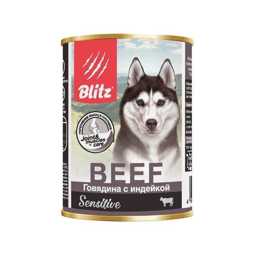  Blitz   ,   BDW03-1-00400 | Sensitive Dog Beef Turkey, 0,4  (2 )   -     , -,   