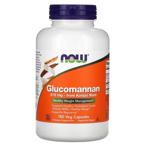 ���� ������� NOW Glucomannan, 200 �, 180 ��., ������ ������