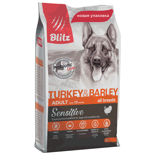  BLITZ ADULT DOG Turkey&Barley    ,   , 15 .   -     , -,   