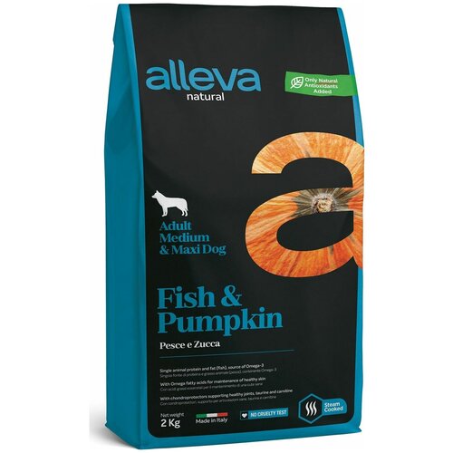  Alleva Natural Dog Fish & Pumpkin Medium/Maxi         ,    2    -     , -,   