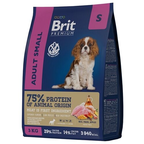  Brit Premium Dog Adult Small          1 -3   -     , -,   