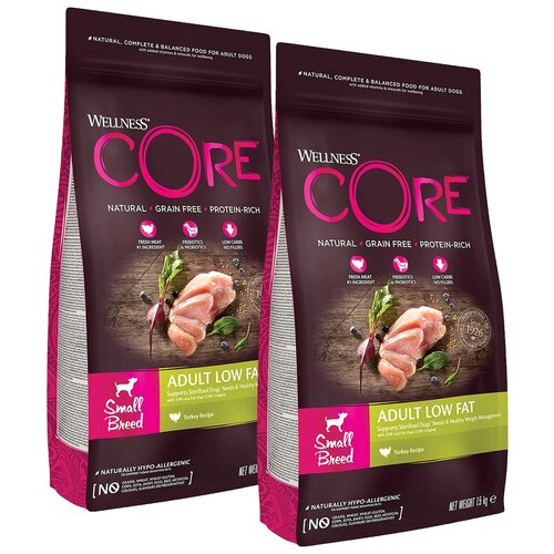  CORE HEALTHY WEIGHT DOG ADULT SMALL BREED          (1,5 + 1,5 )   -     , -,   