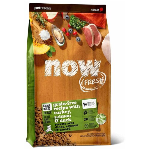 Now Natural Holistic        ,    (Fresh Small Breed Senior Recipe Grain Free 24/11) 5,44   -     , -,   