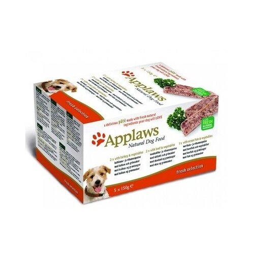  Applaws         5.*150 (Dog Pate MP Fresh Selection- Turkey beef ocean fish) 6257CE-A | Dog Pate MP Fresh Selection-Turkey beef ocean fish 0,75  10298   -     , -,   