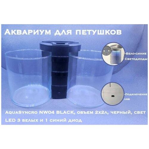     AquaSyncro NW04 BLACK,  22, ,  LED 3   1     -     , -,   