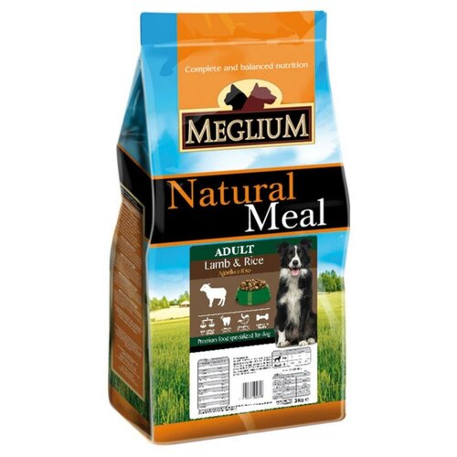   Meglium Natural Meal Adult Sensible Breeders Lamb & Rice     ,   , 20    -     , -,   