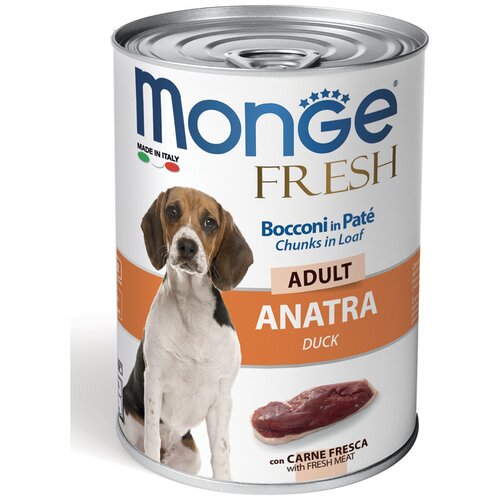    MONGE Dog Fresh Chunks in Loaf   ,     400    -     , -,   